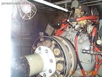 In-situ and still warm, the inner starboard engine, Engine No. 2